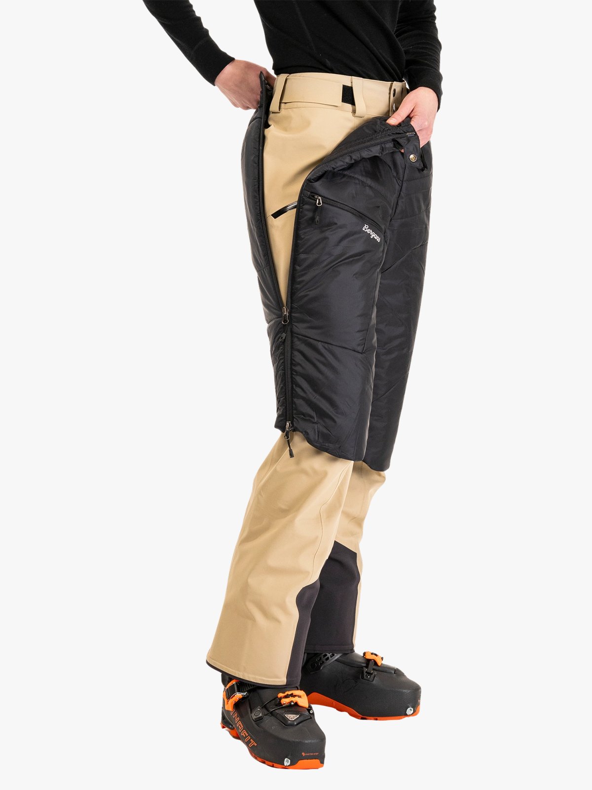 Bergans Røros Insulated Overshorts Women Black