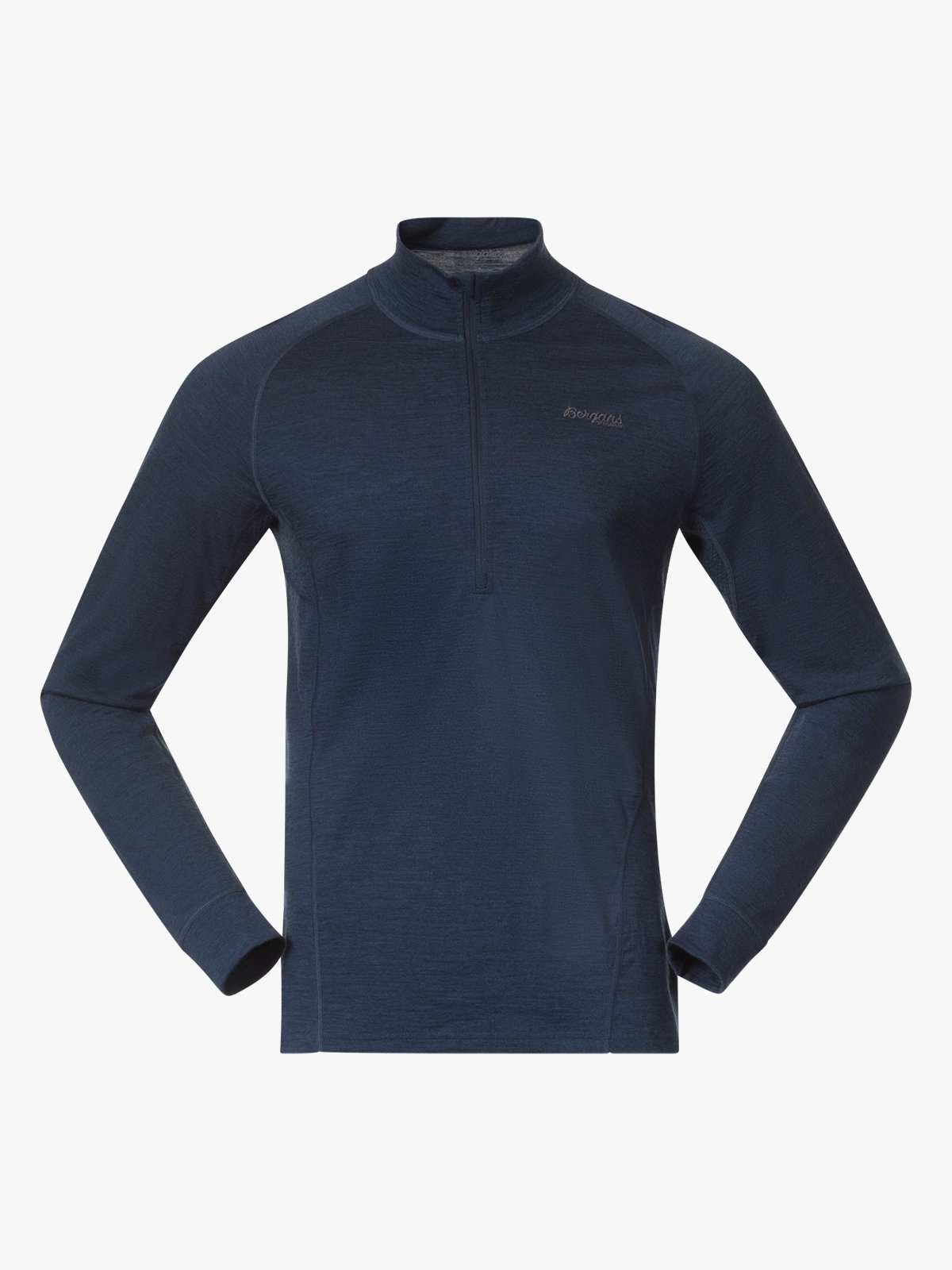 Bergans Inner:Pure Merino Half Zip Men Navy Blue