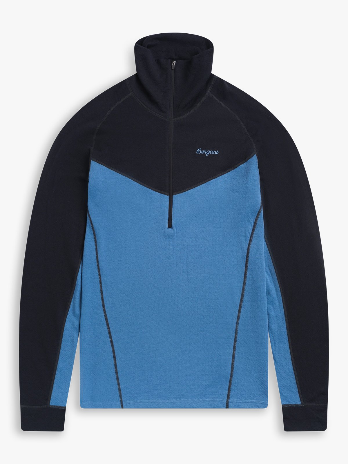 Bergans Inner:Dual Merino Half Zip Men Elemental Blue