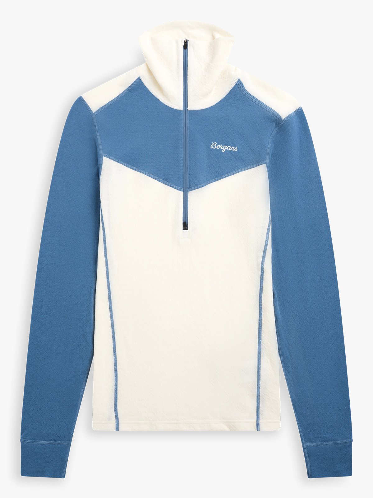 Bergans Inner:Dual Merino Half Zip Women Vanilla White