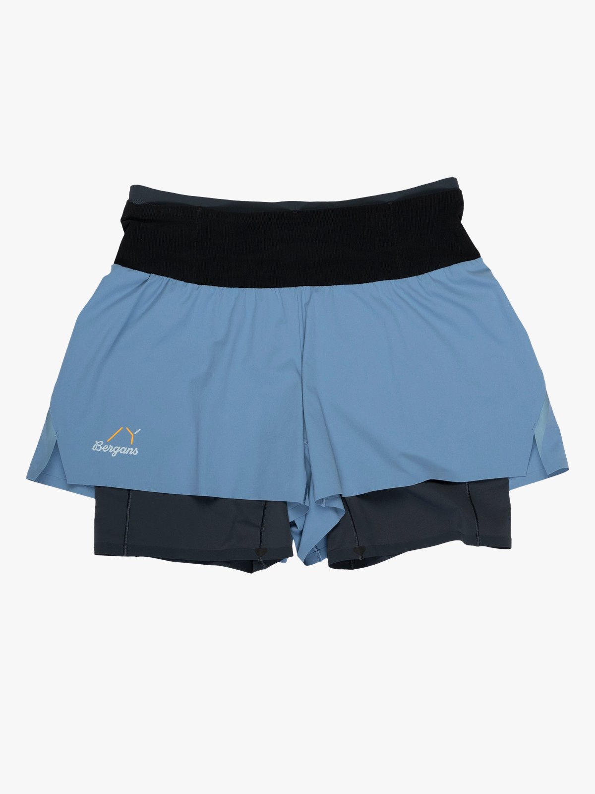 Bergans Y LightLine Fast 5" Shorts Women Elemental Blue / Dark Shadow Grey