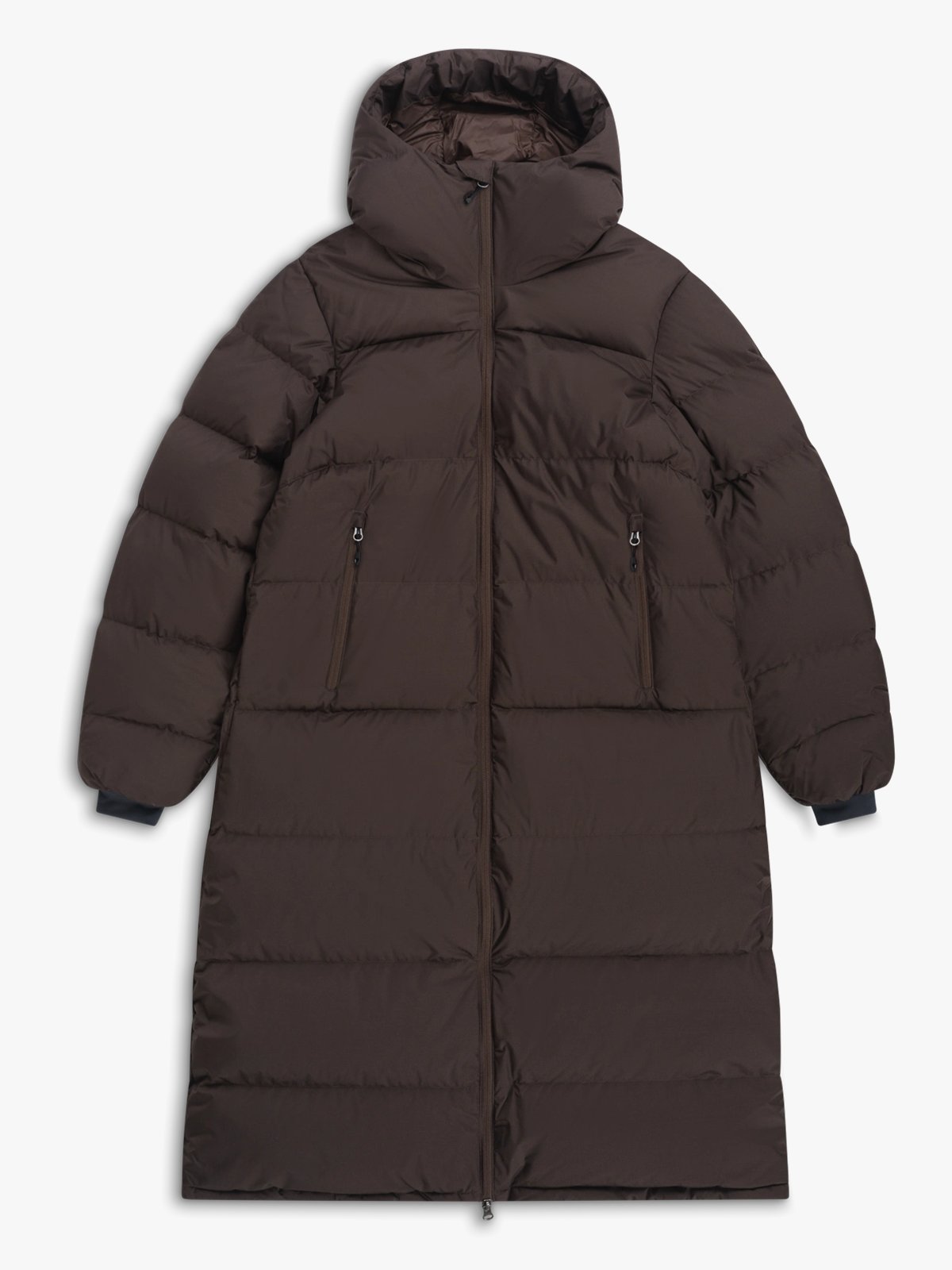 Bergans Oslo Down Long Coat Women Dark Chocolate