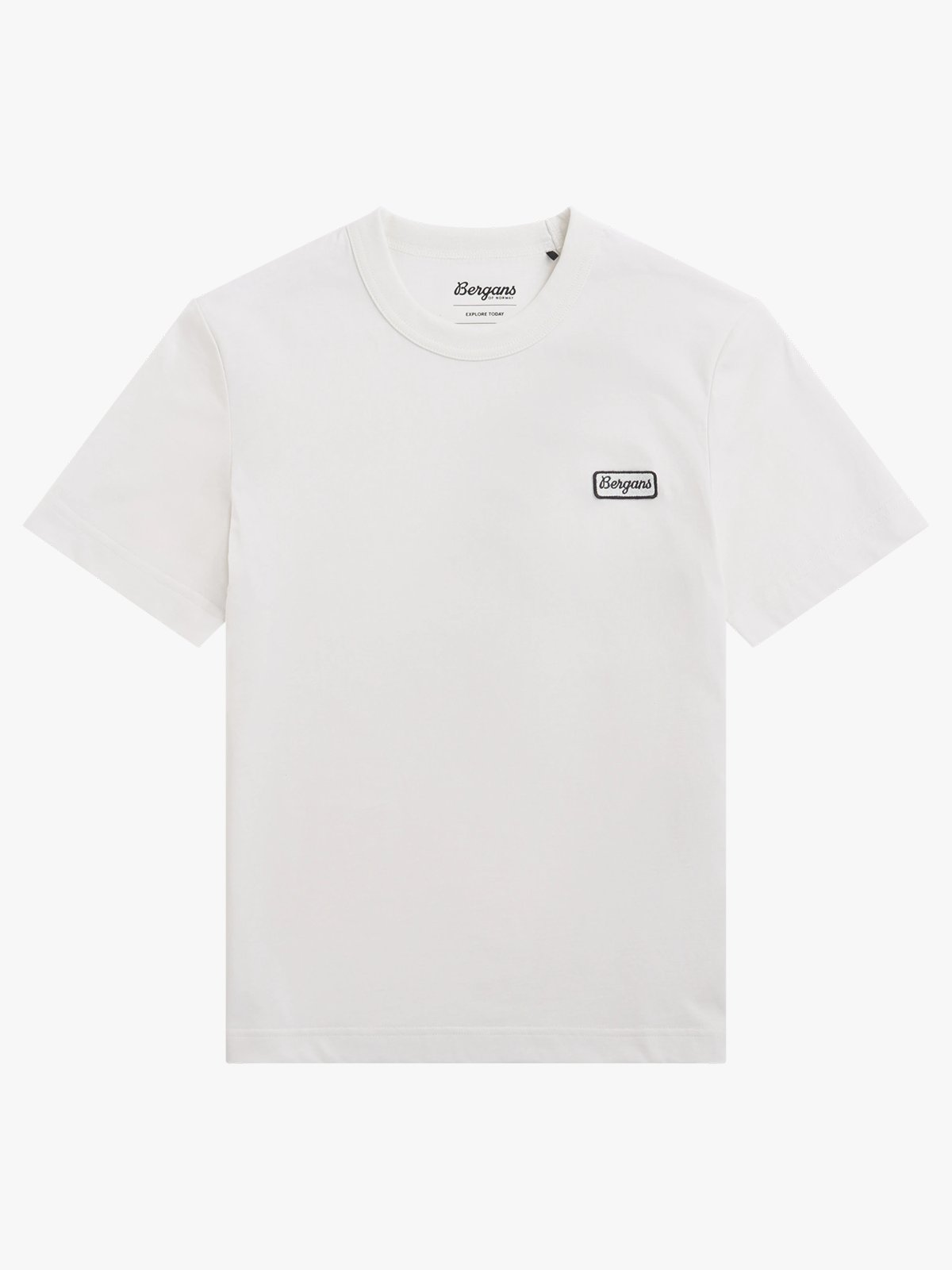 Bergans Logo Cotton Tee Women Artic White