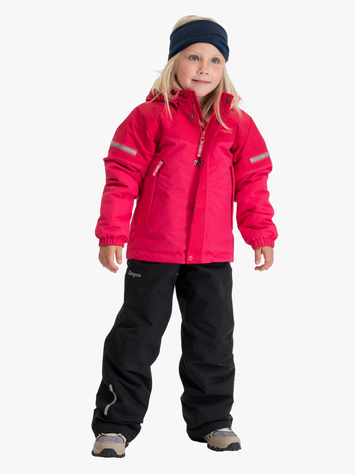 Bergans Lilletind Insulated Shell Jacket Kids Light Alpine Rose