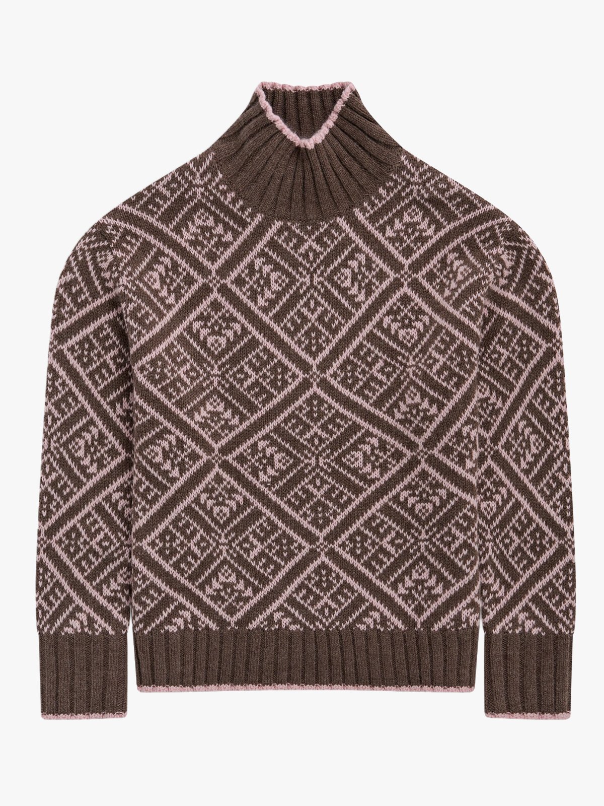 Bergans Vega Knitted Wool Jumper Women Hot Cocoa