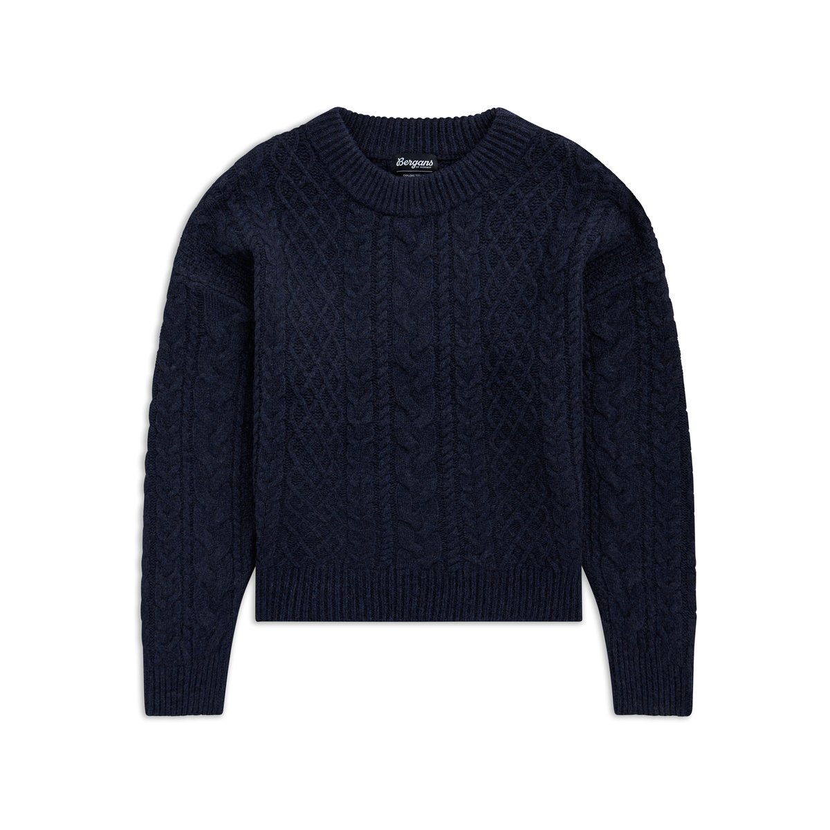 Bergans Lofoten Knitted Wool Jumper Men Dark Navy