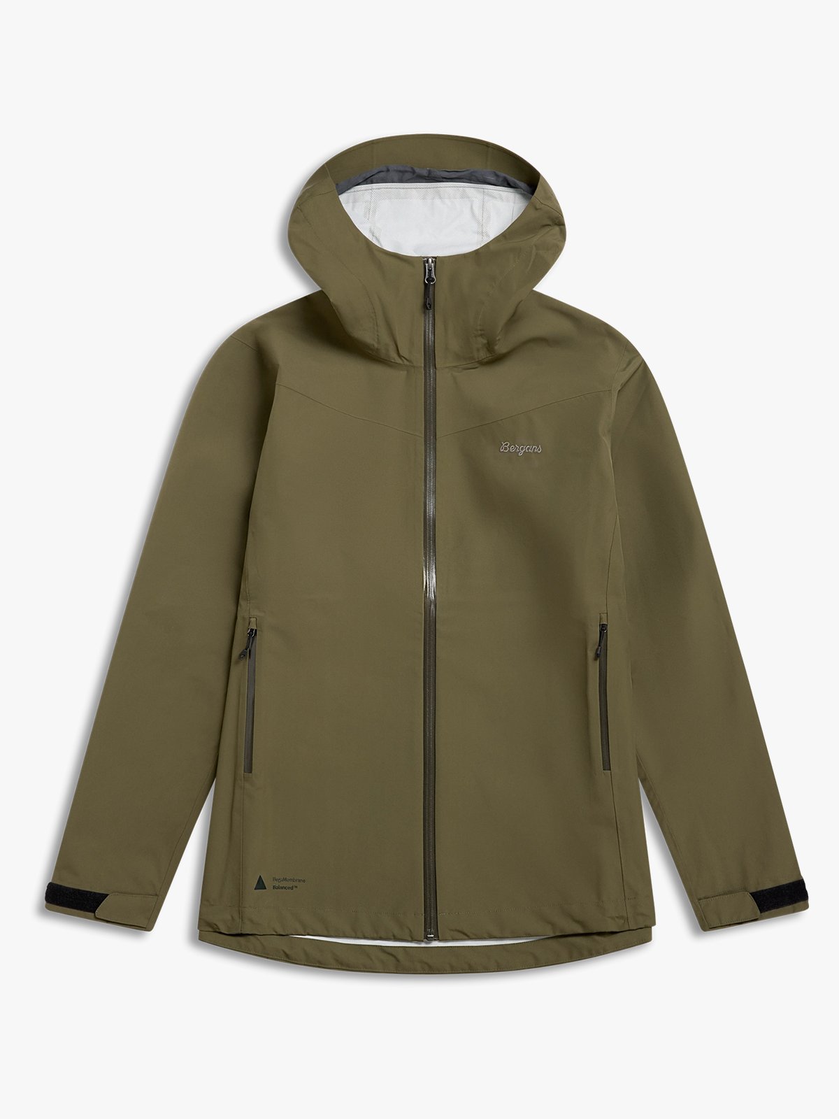 Bergans Essentials 2.5L Shell Jacket Men Dark Green Mud