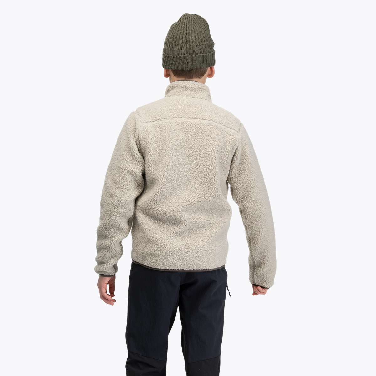 Bergans Lunnan Pile Fleece Jacket Junior Coastal Sand