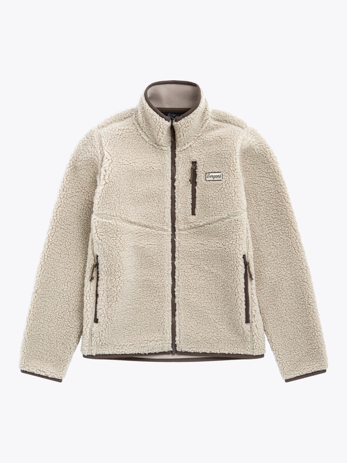 Bergans Lunnan Pile Fleece Jacket Junior Coastal Sand