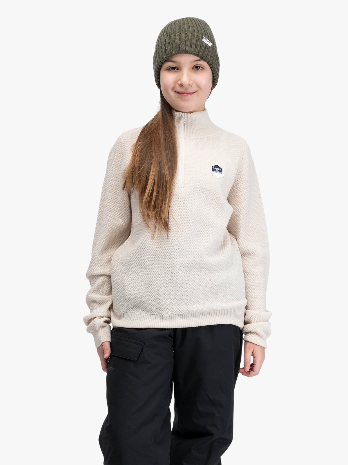 Bergans Fana Wool Sweater Junior Creme