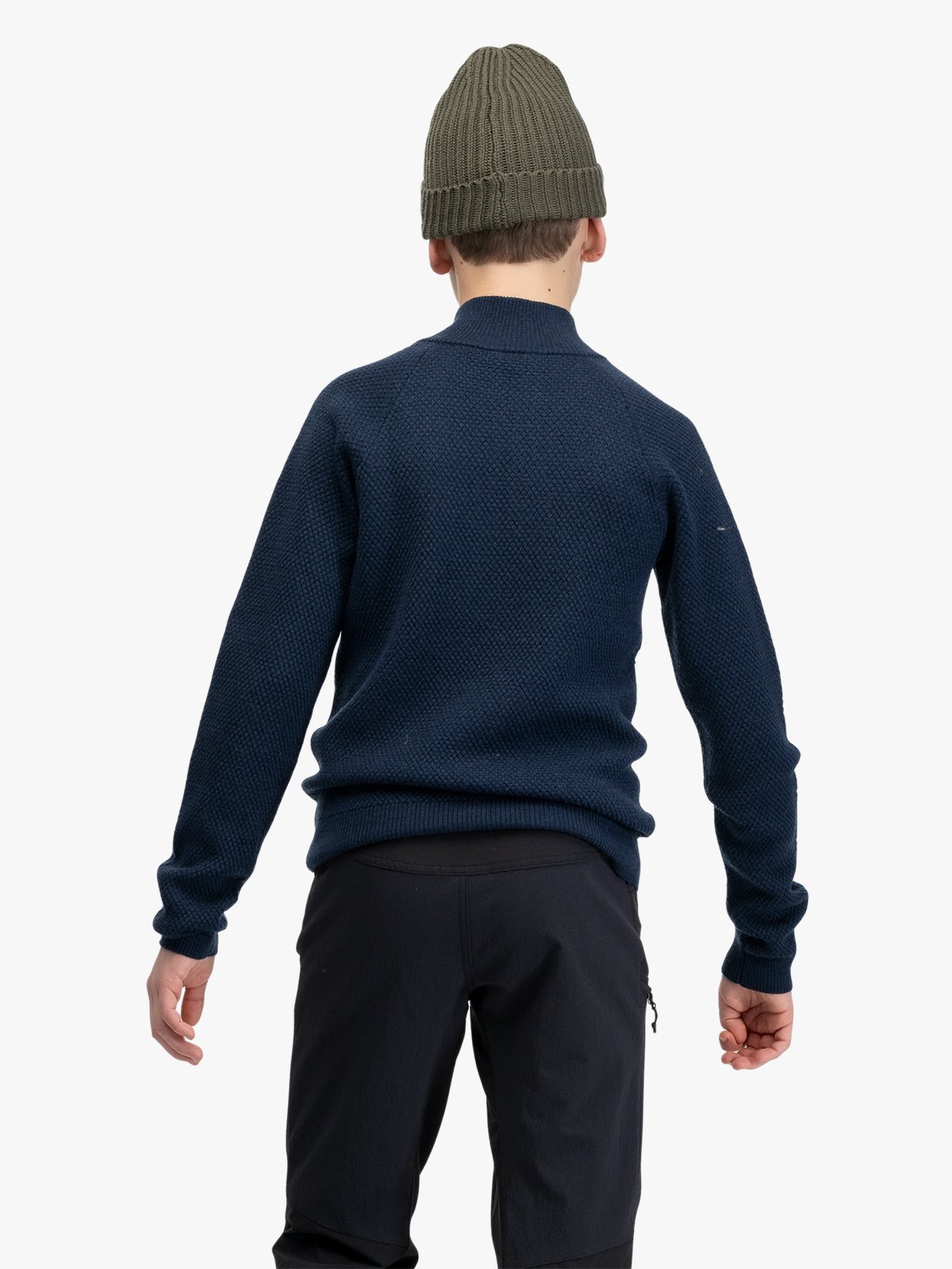 Bergans Fana Wool Sweater Junior Navy Blue