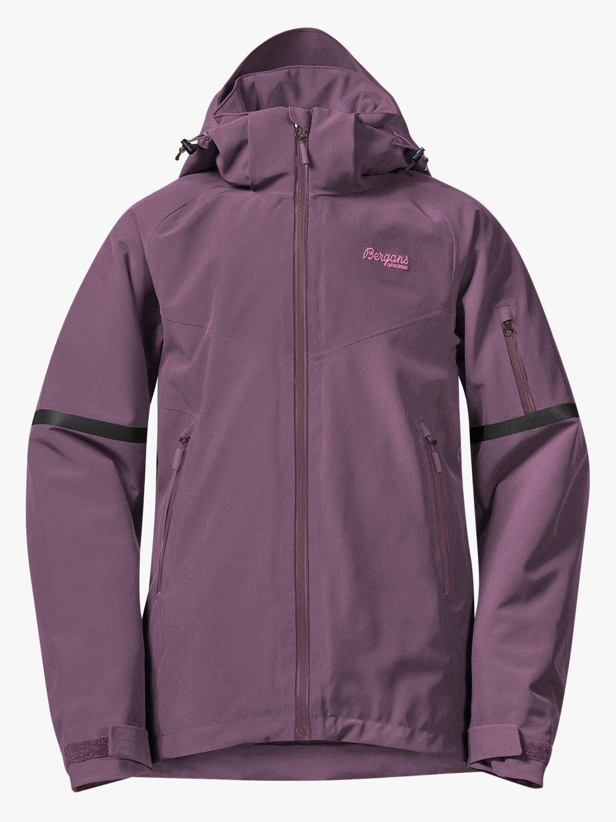 Bergans Oppdal Insulated Youth Girl Jacket Dark Ruby Purple