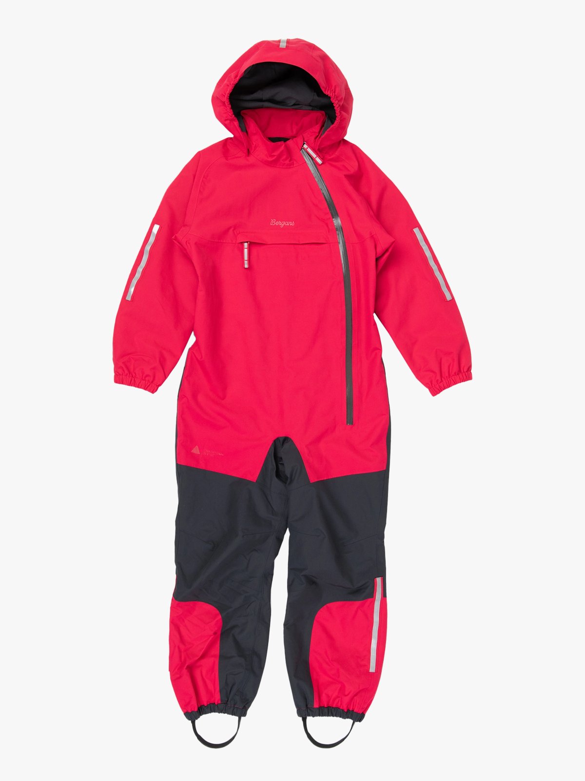 Bergans Lilletind Kids Coverall Alpine Rose / Dark Shadow Grey