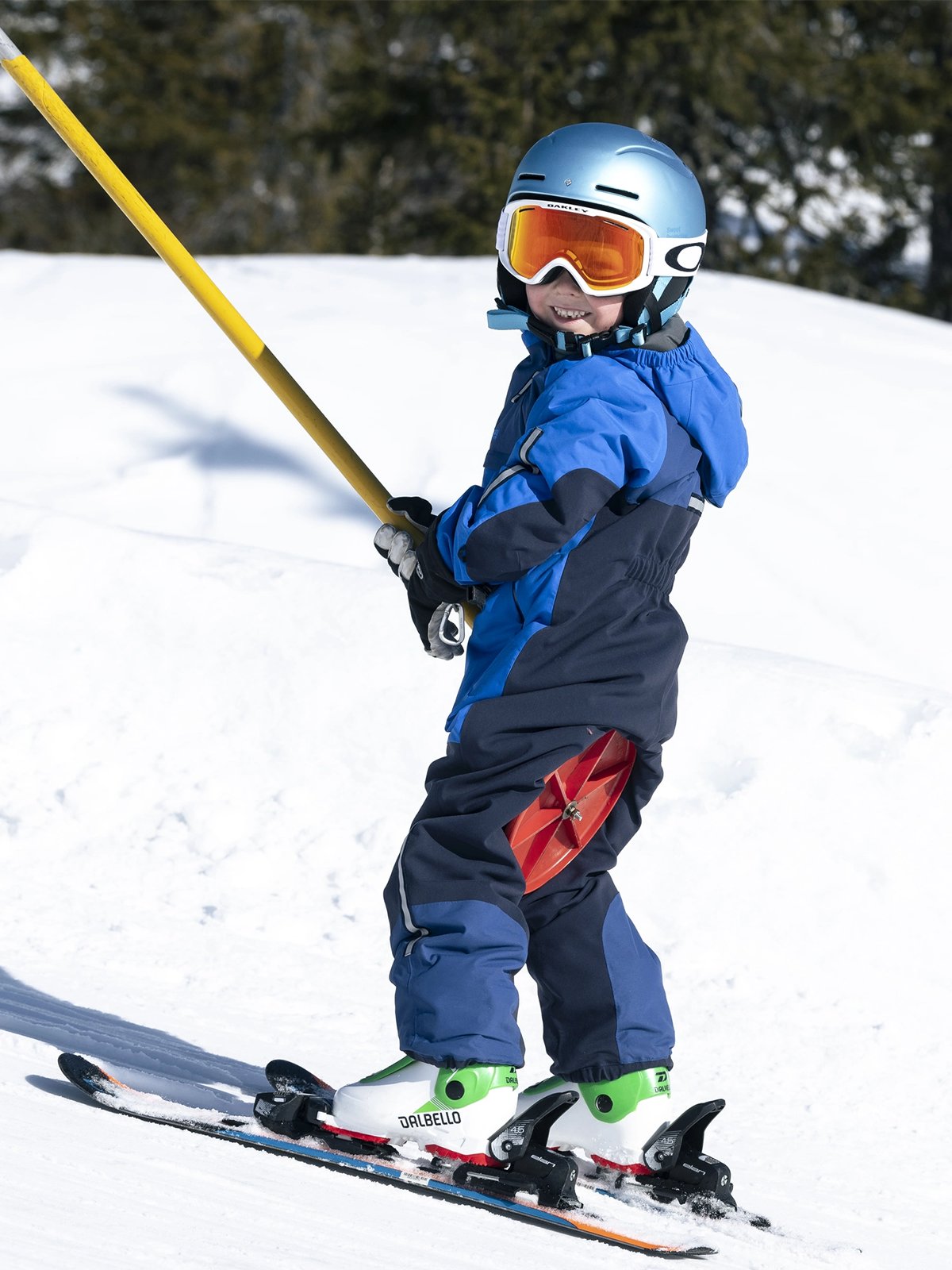 Bergans Lilletind Insulated Kids Coverall Space Blue / Lazuli Blue