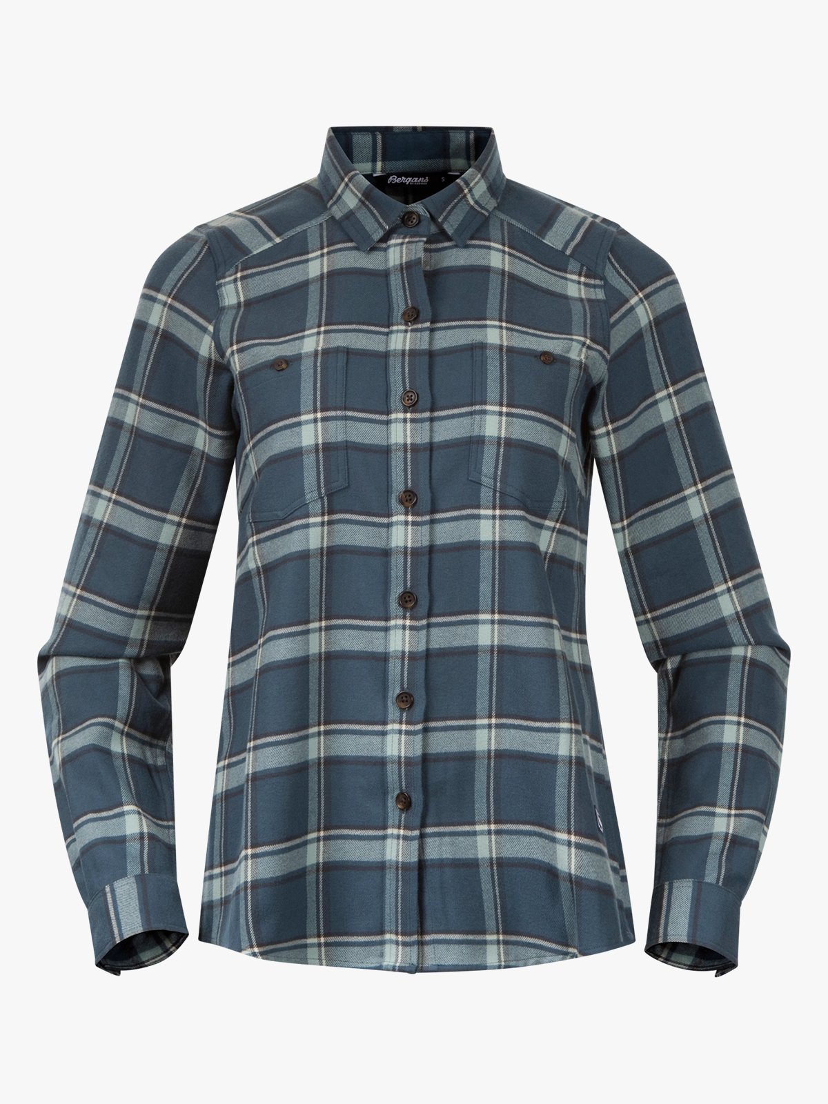 Bergans Tovdal Shirt Orion Blue / Misty Forest Check