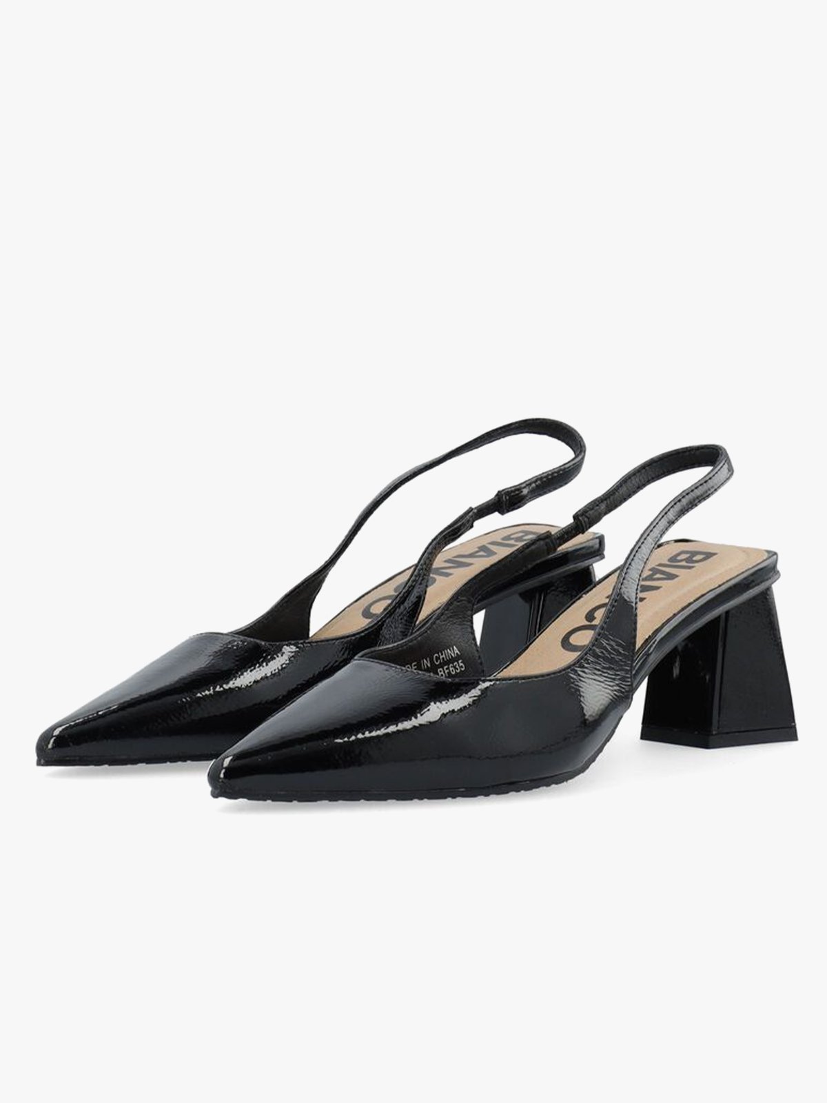 Bianco Maralyn Slingback Patent Black