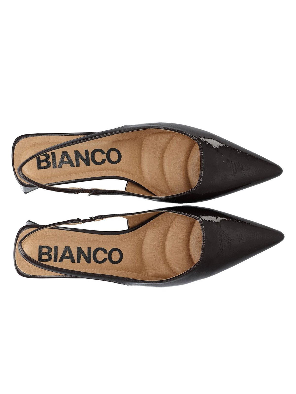 Bianco Maralyn Slingback Patent Brown