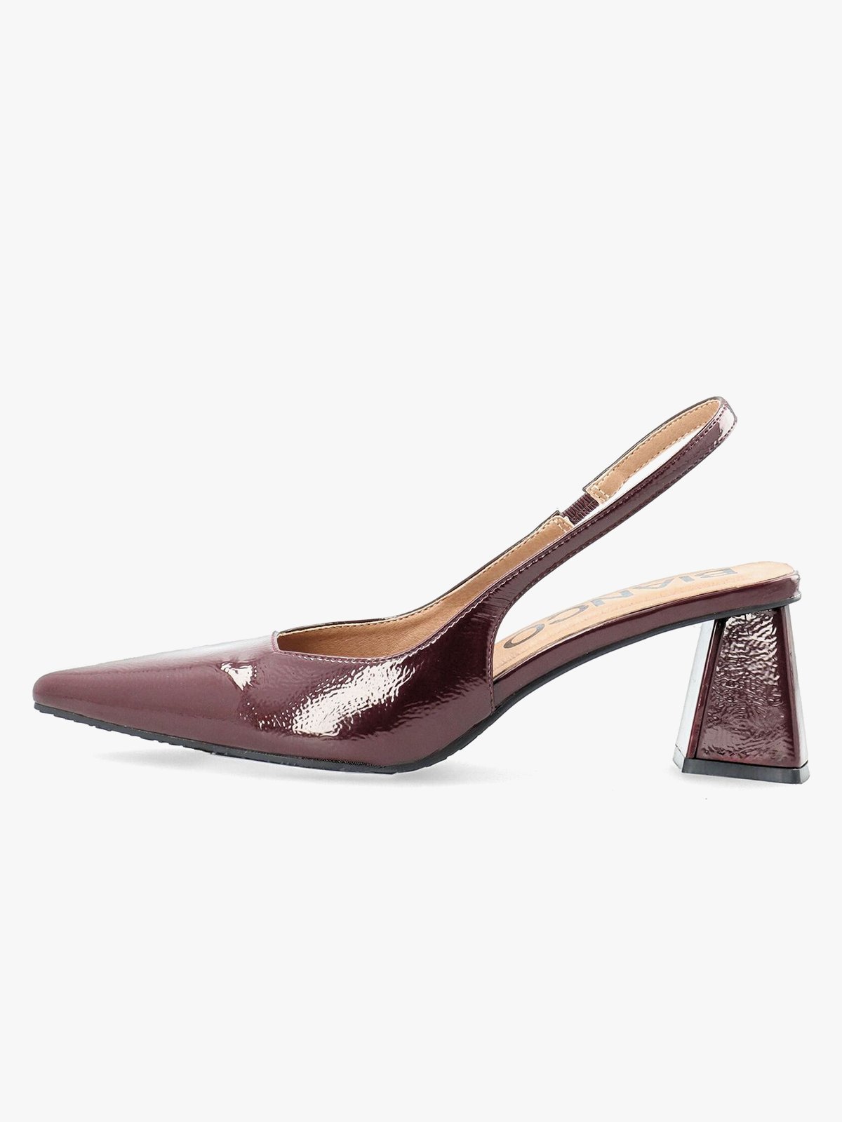 Bianco Maralyn Slingback Patent Burgundy