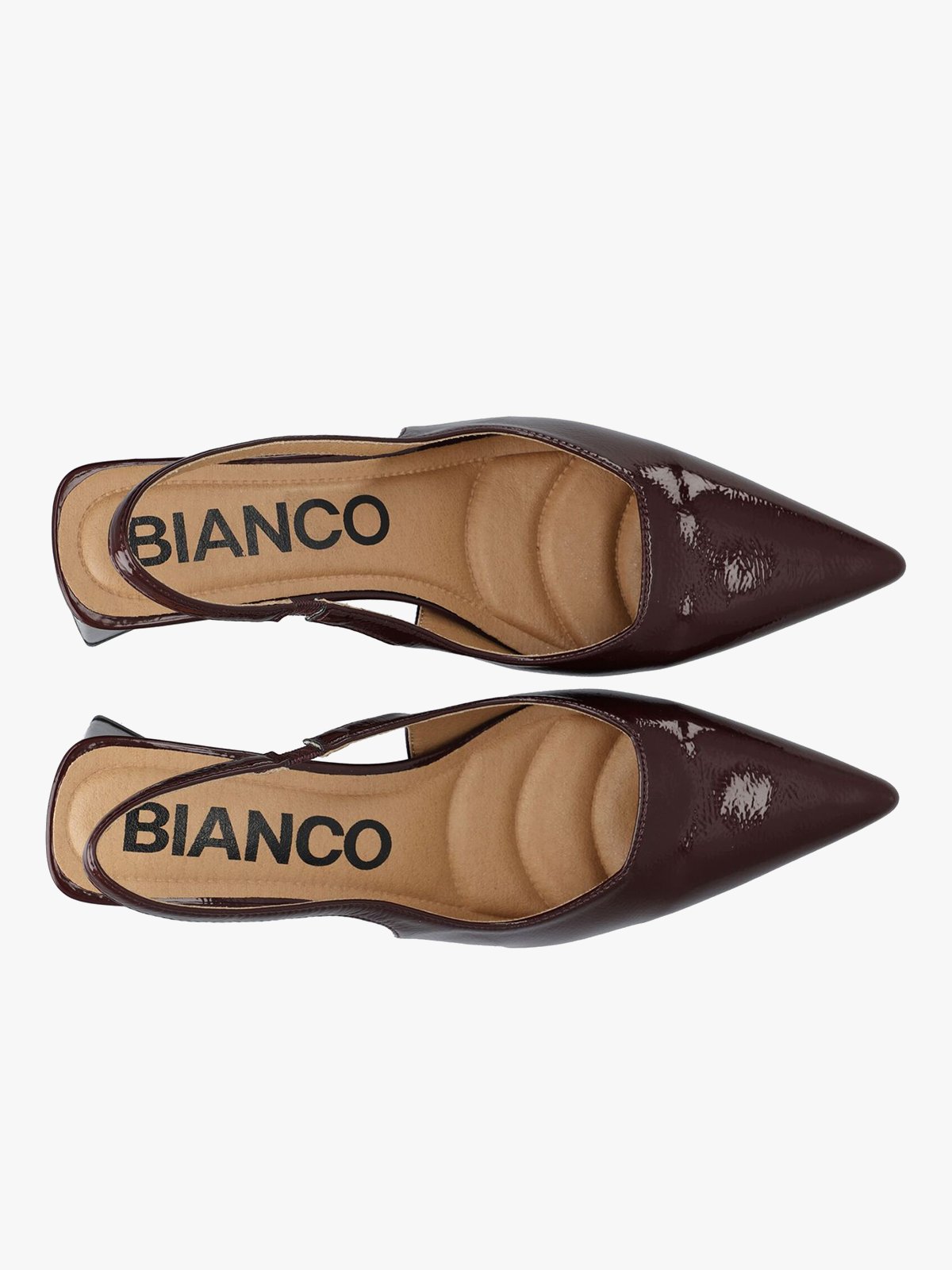 Bianco Maralyn Slingback Patent Burgundy