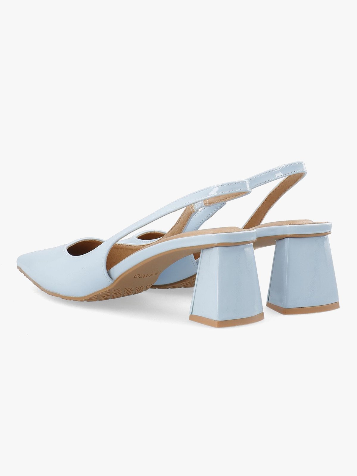 Bianco Maralyn Slingback Patent Sky Blue