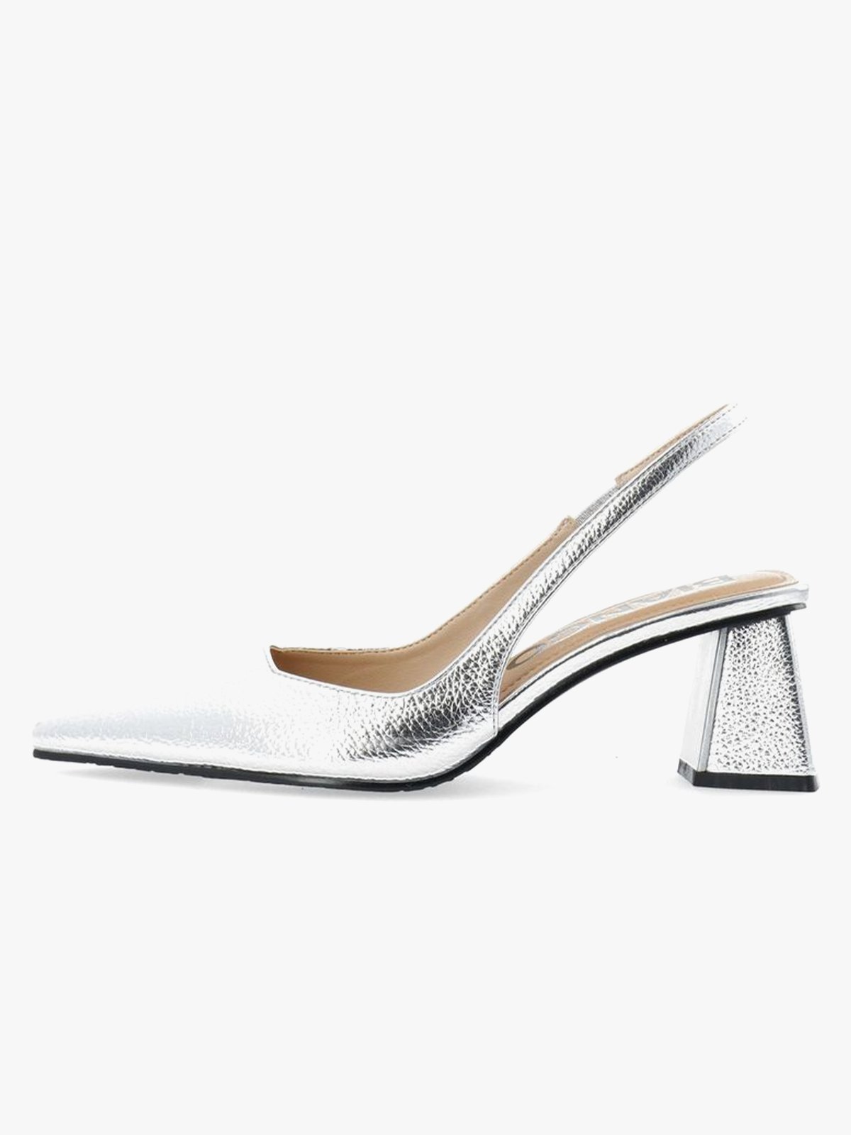 Bianco Maralyn Slingback Metallic Silver