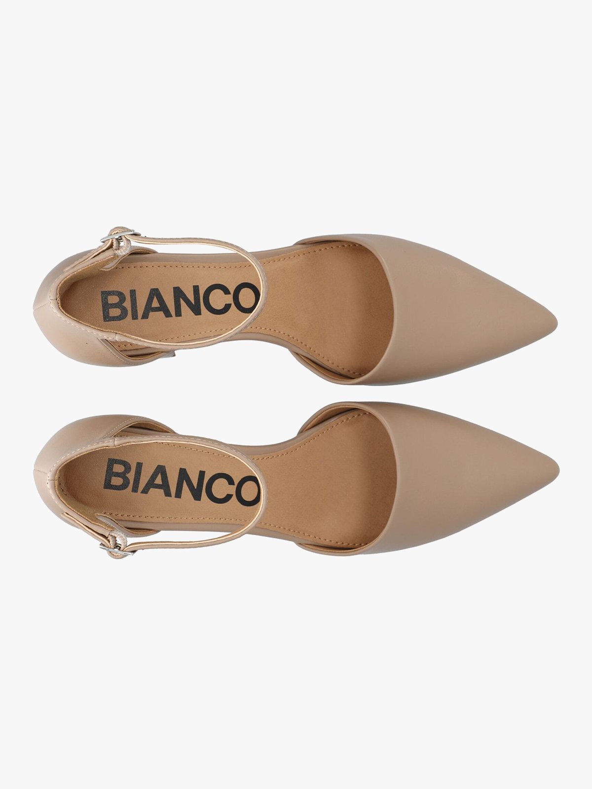 Bianco Devived Pump Faux Leather Nougat