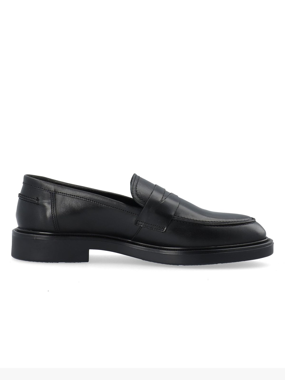 Bianco Adda Penny Loafer Smooth Leather Black