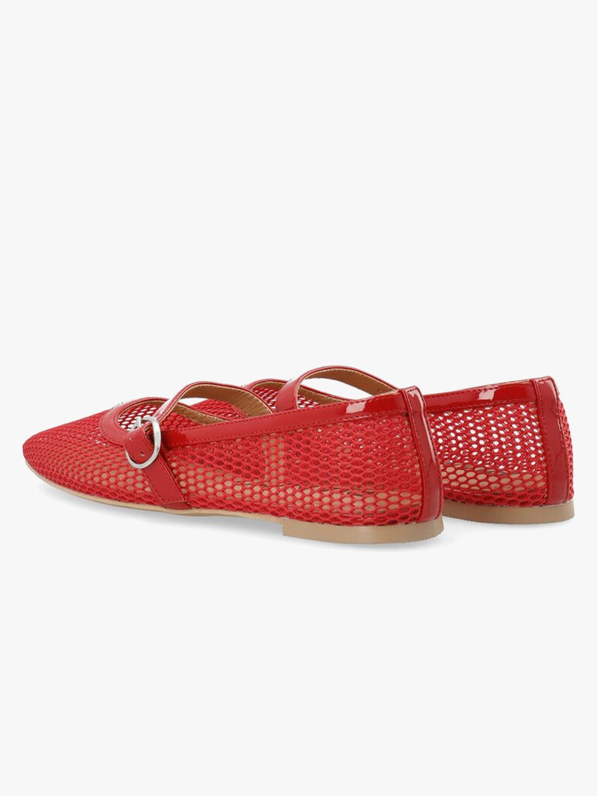 Bianco Lilja Mary Jane Mesh Red