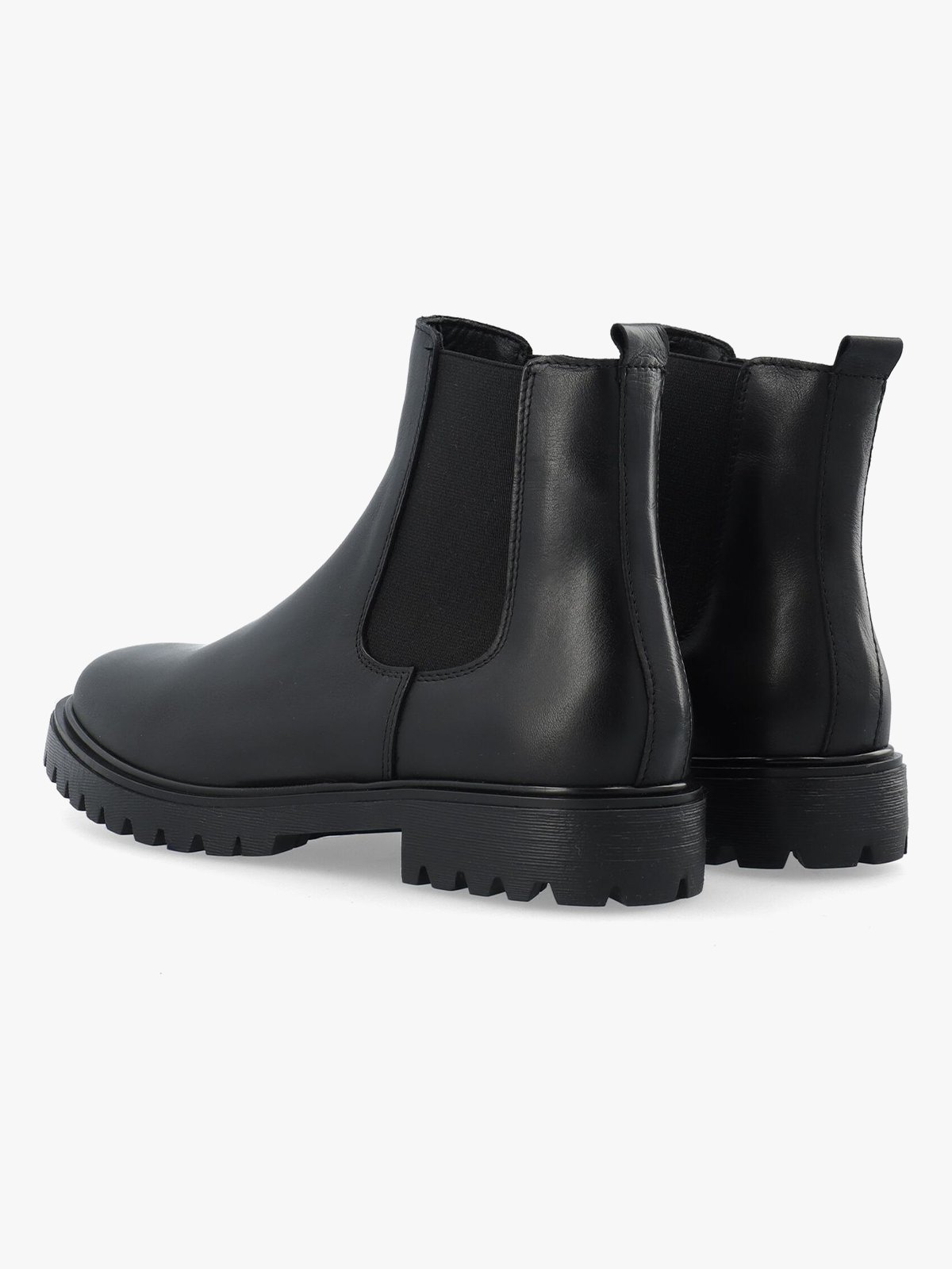 Bianco Gina Chelsea Boot Smooth Leather Black