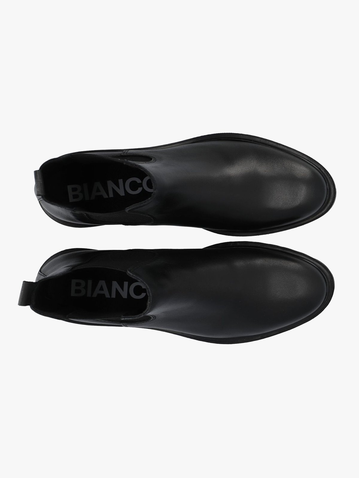 Bianco Gina Chelsea Boot Smooth Leather Black