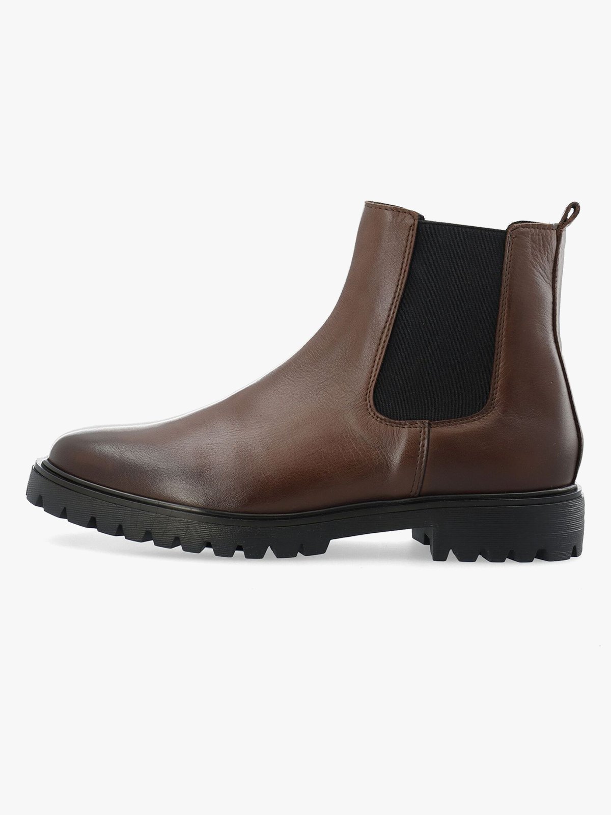 Bianco Gina Chelsea Boot Smooth Leather Brown