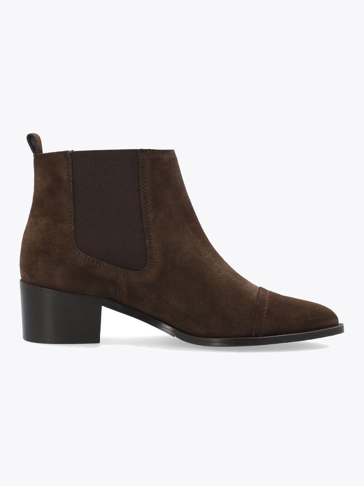 Bianco Carol Dress Chelsea Boot Suede Brown