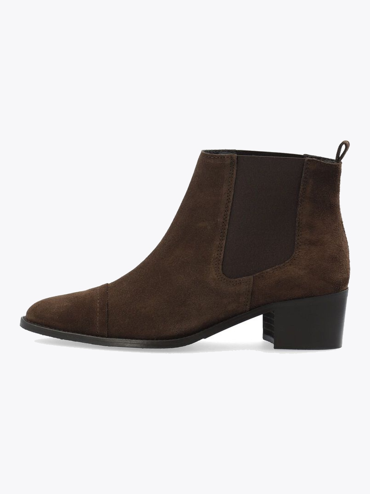 Bianco Carol Dress Chelsea Boot Suede Brown