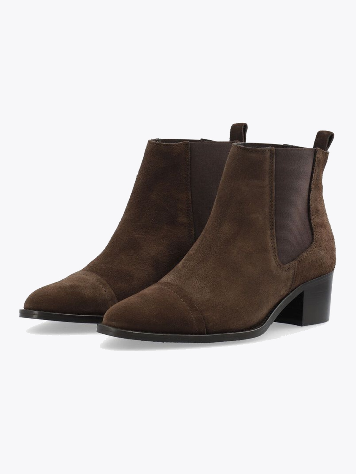 Bianco Carol Dress Chelsea Boot Suede Brown