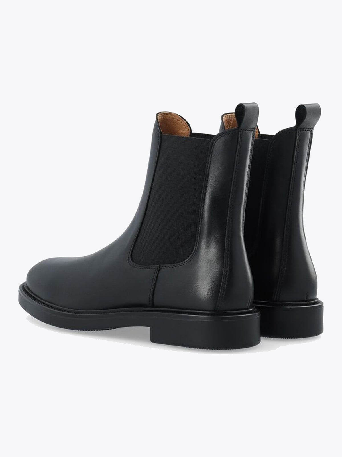 Bianco Adda Chelsea Boot Smooth Leather Black