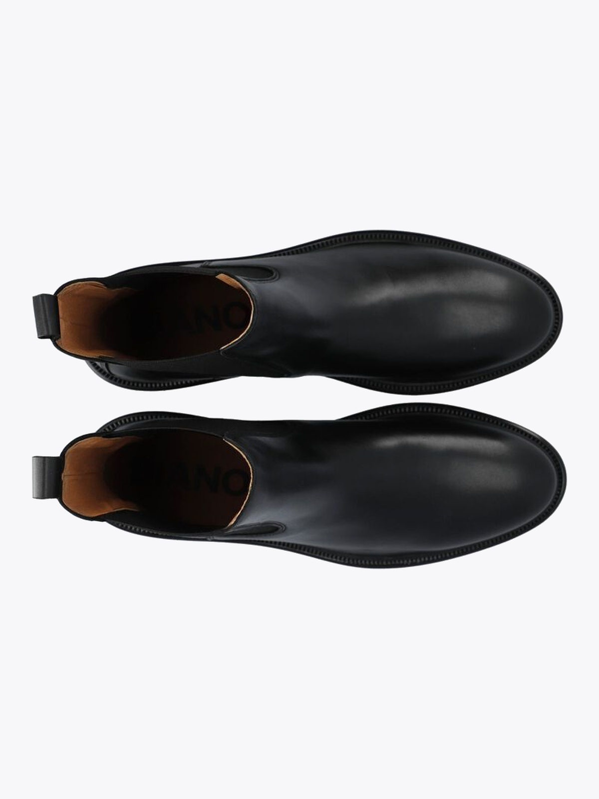 Bianco Adda Chelsea Boot Smooth Leather Black