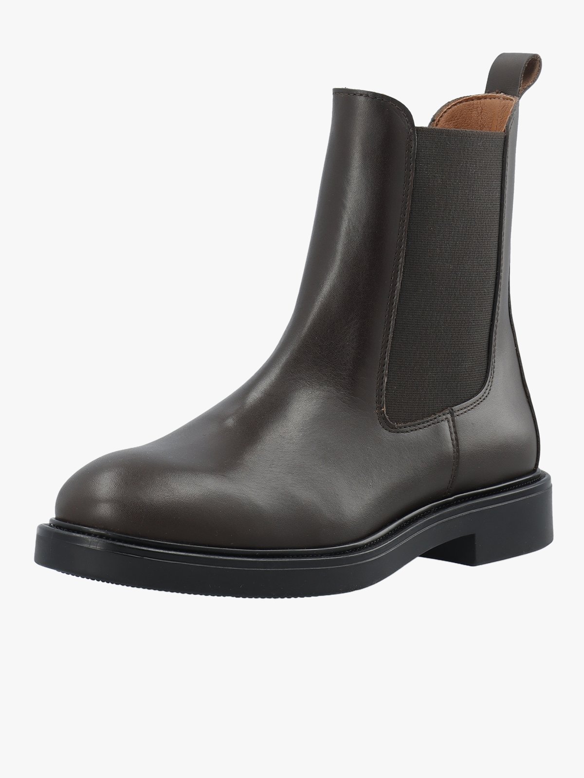 Bianco Adda Chelsea Boot Smooth Leather Brown