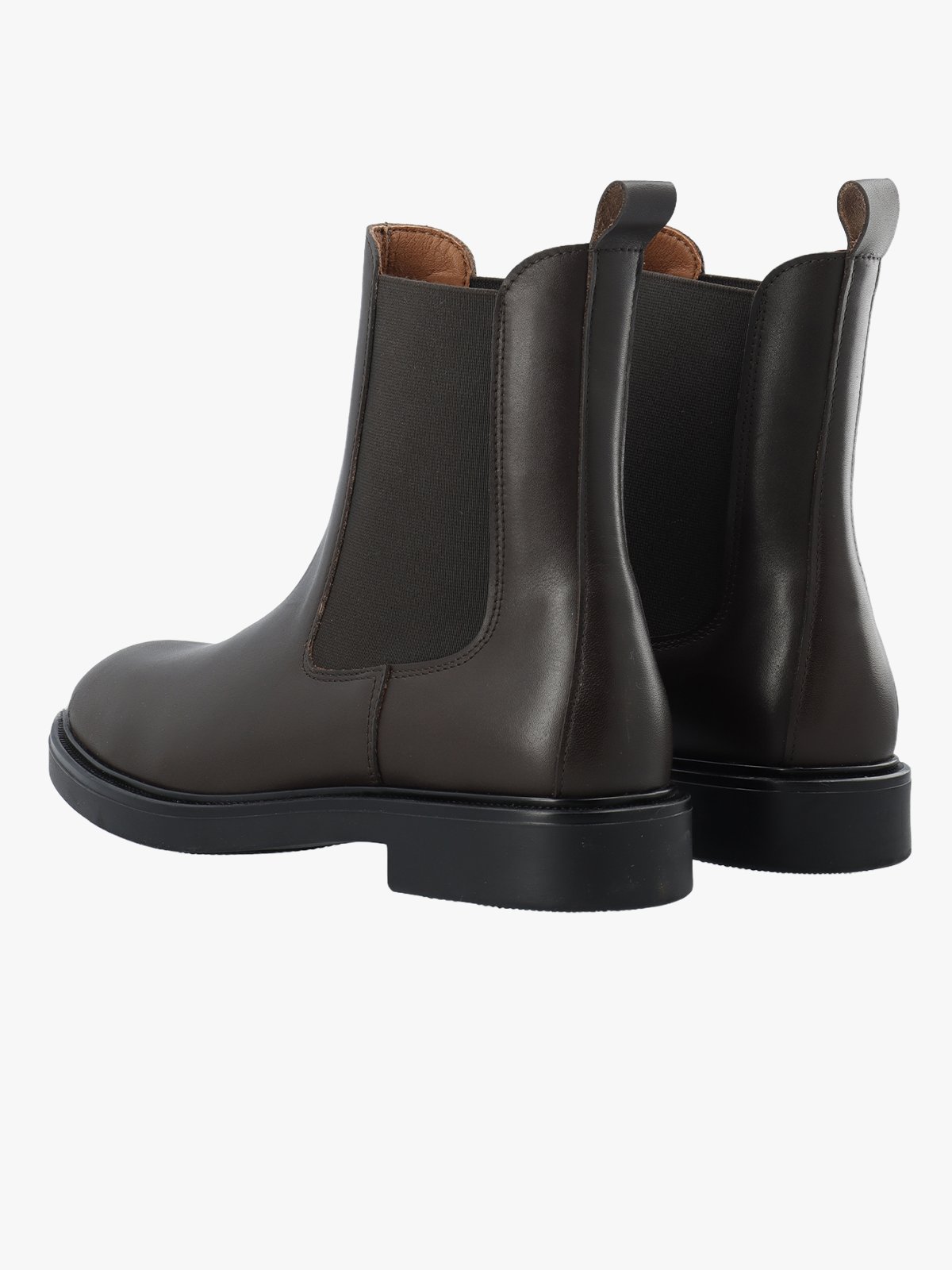 Bianco Adda Chelsea Boot Smooth Leather Brown