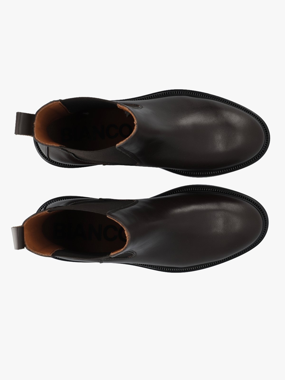 Bianco Adda Chelsea Boot Smooth Leather Brown