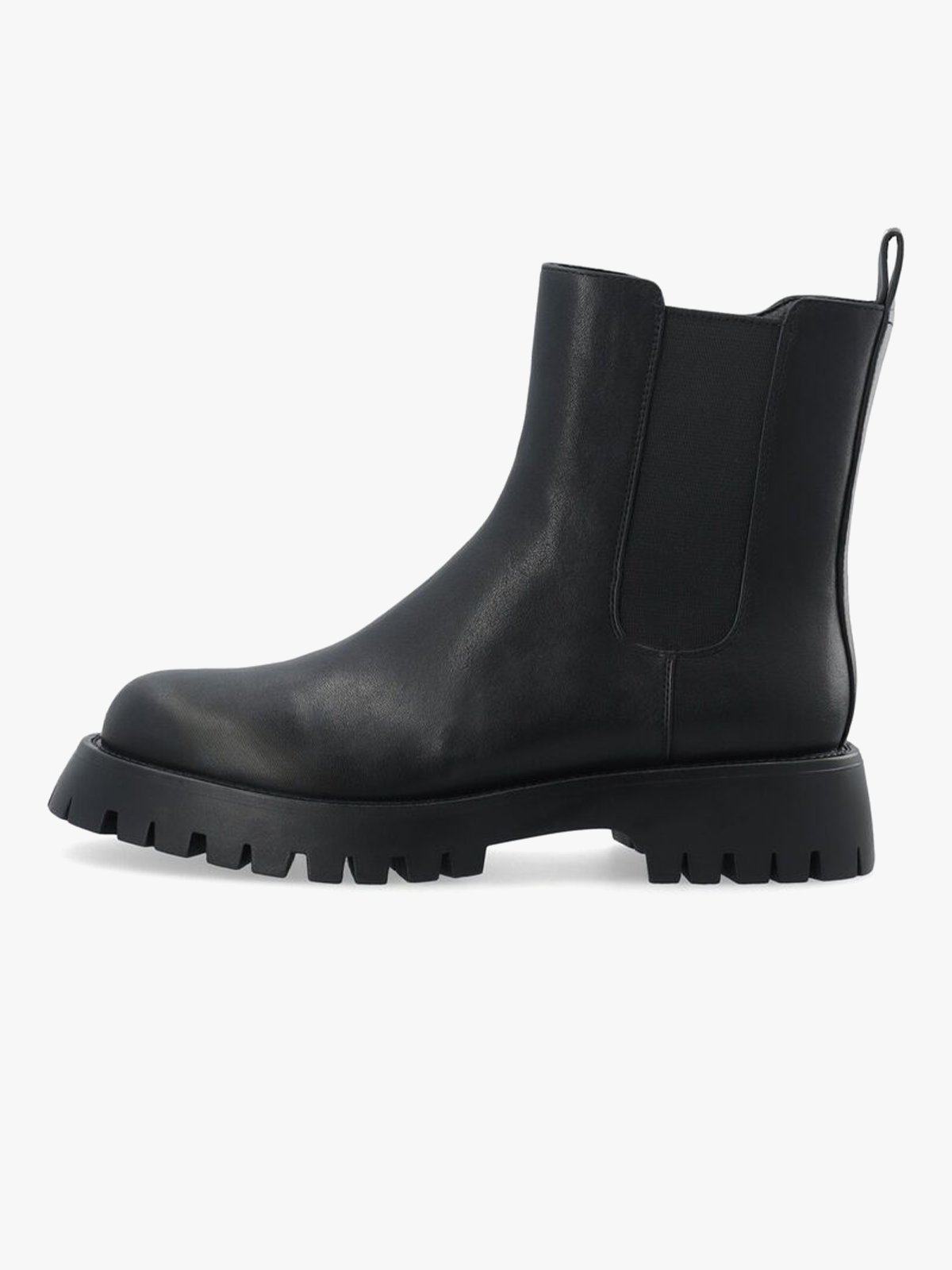 Bianco Archie Chelsea Boot Faux Leather Black