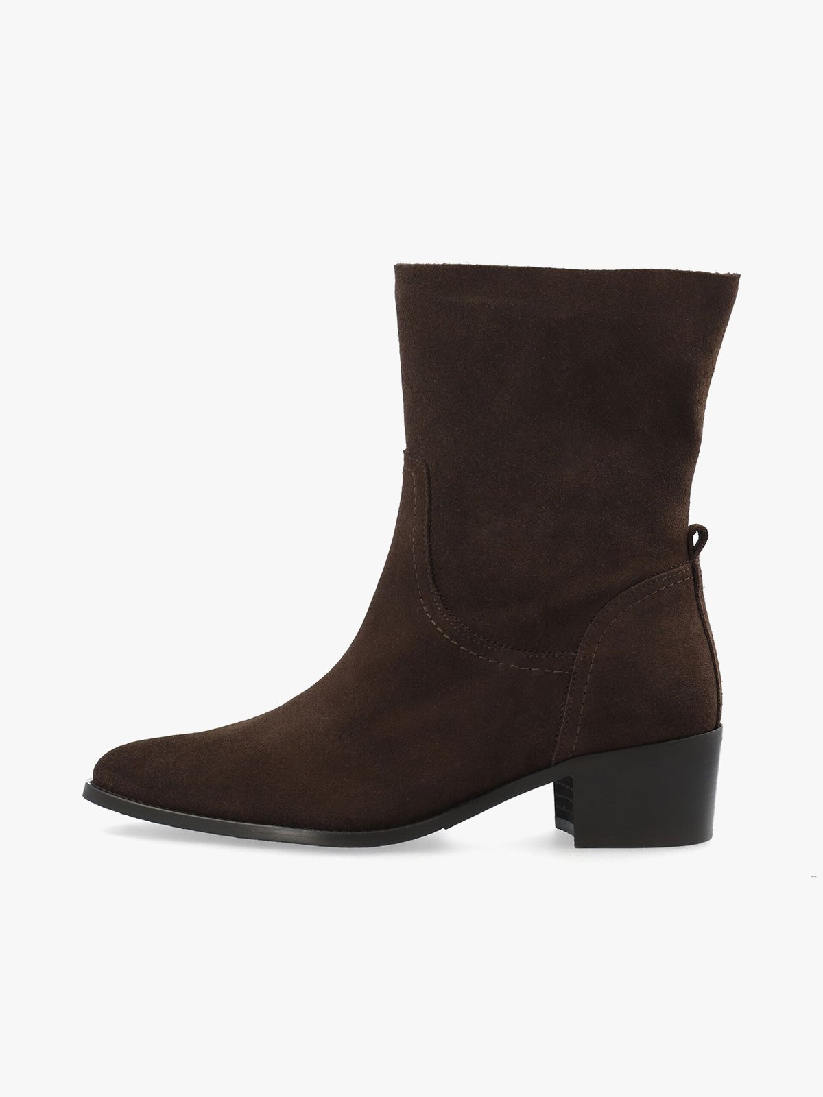 Bianco Mary Knee High Pull On Boot Suede Brown