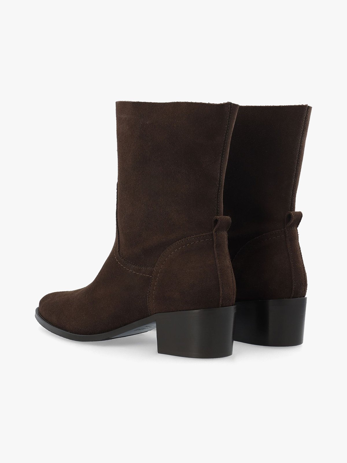 Bianco Mary Knee High Pull On Boot Suede Brown