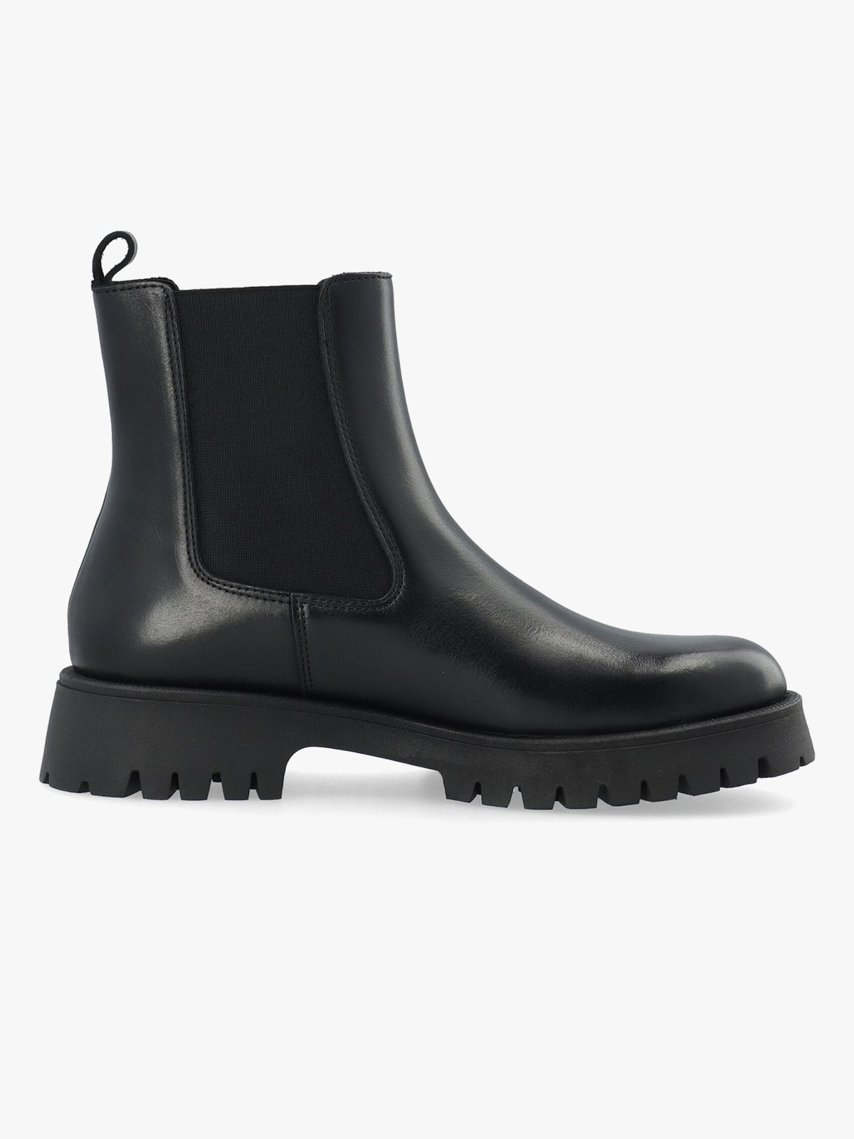 Bianco Leo Chelsea Boot Smooth Leather Black