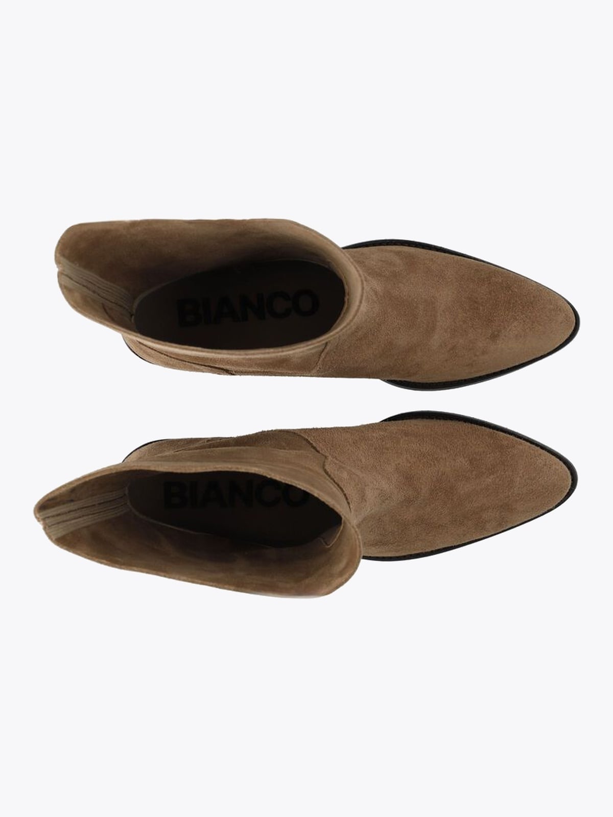 Bianco Carol Mid Pull On Boot Oily Suede Sand