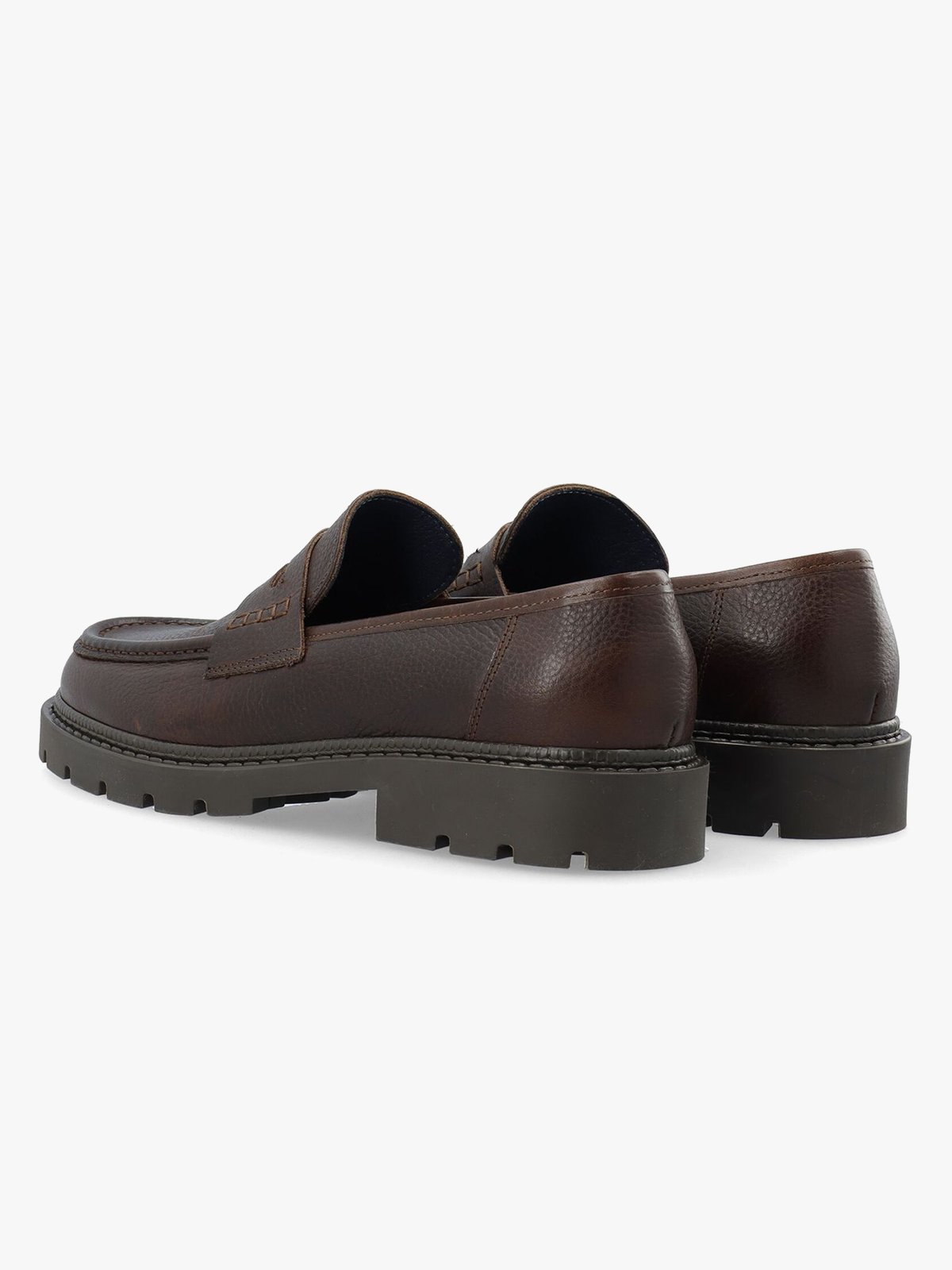 Bianco Jeff Penny Loafer Texas Tumbled Brown