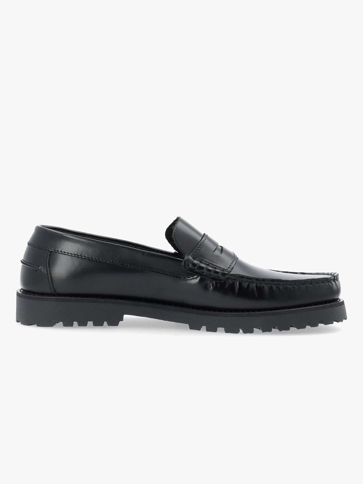 Bianco Greg Penny Loafer Polido Black