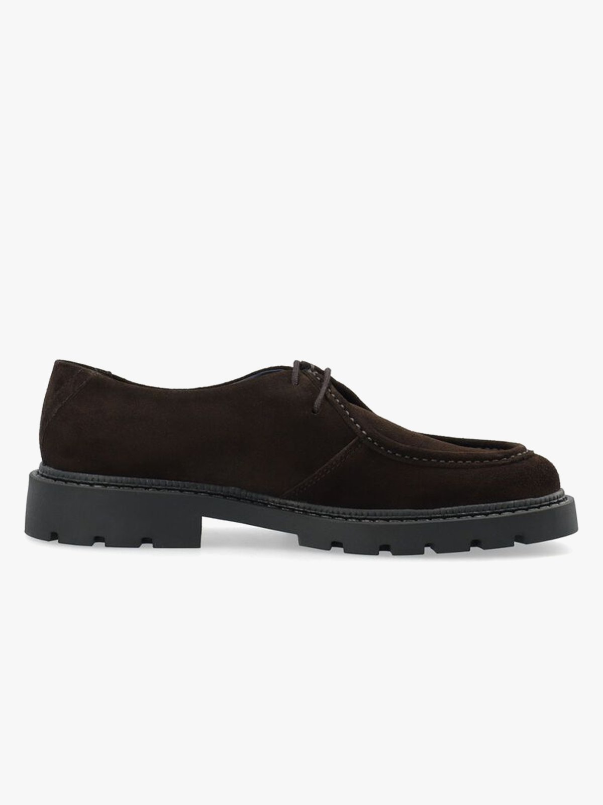 Bianco Jeff Moc Toe Oily Suede Dark Brown