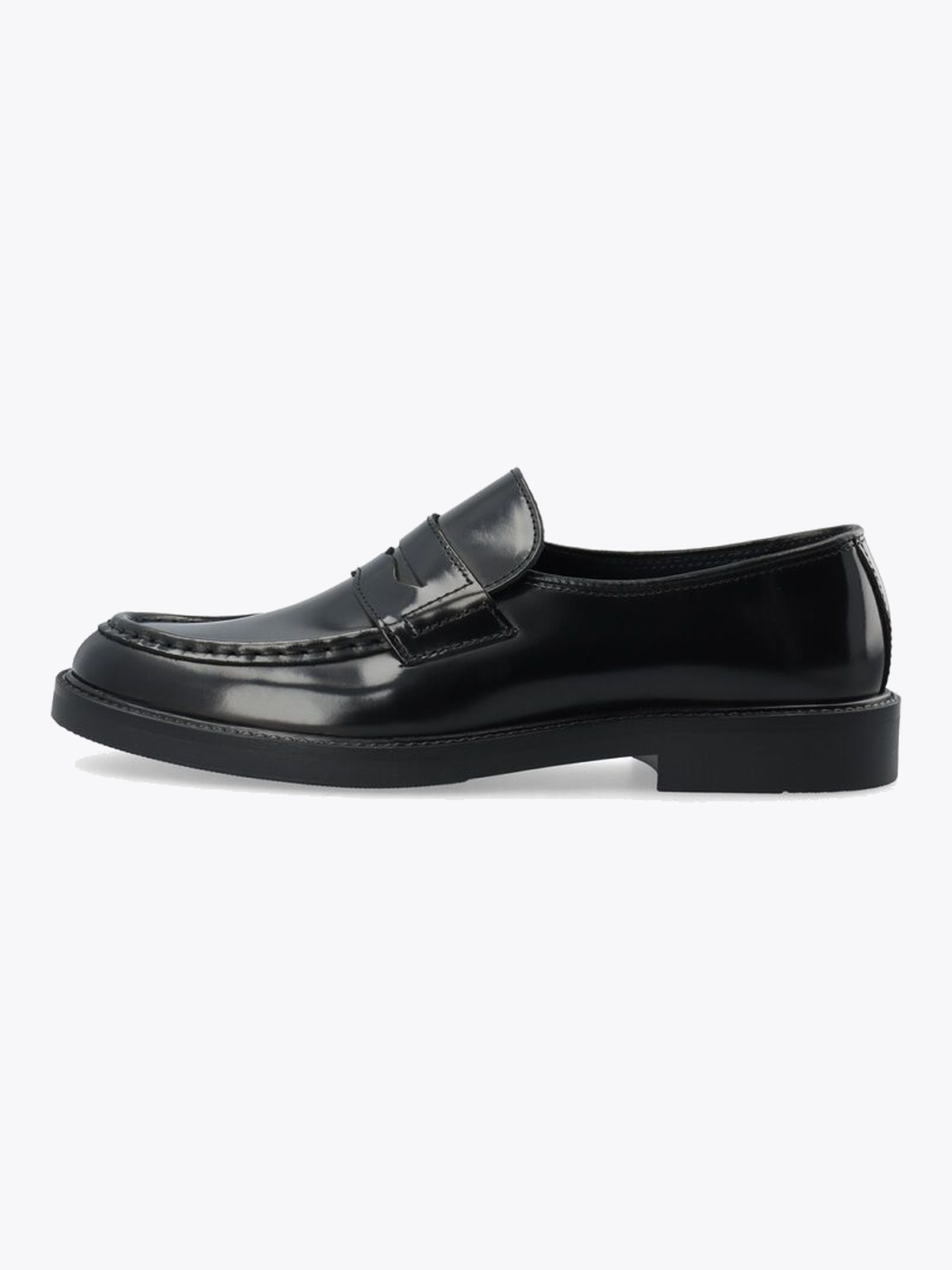 Bianco Newport Loafer Polido Leather Black