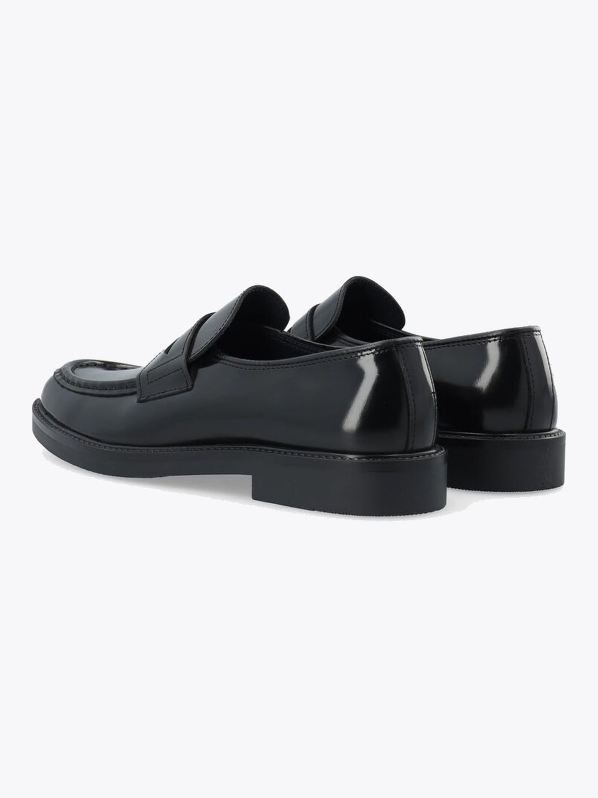 Bianco Newport Loafer Polido Leather Black
