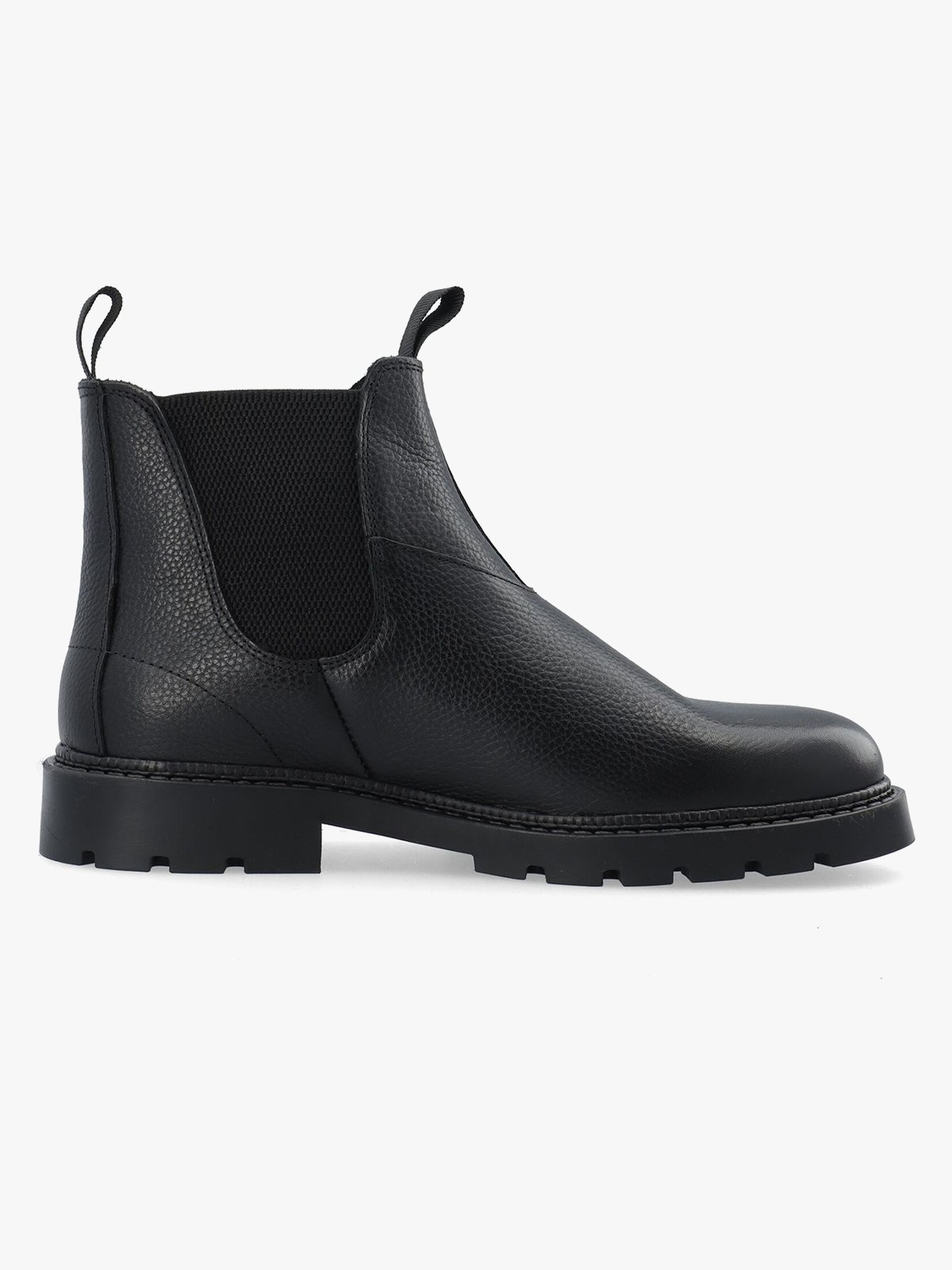 Bianco Jeff Chelsea Texas Tumbled Leather Black